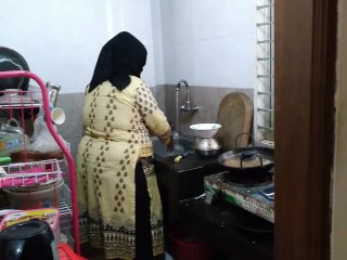 Big Tits Indian Milf Demoiselle Fucked Alongside Rub-down The Kitchenette Alongside The Works Era - Indian Slut